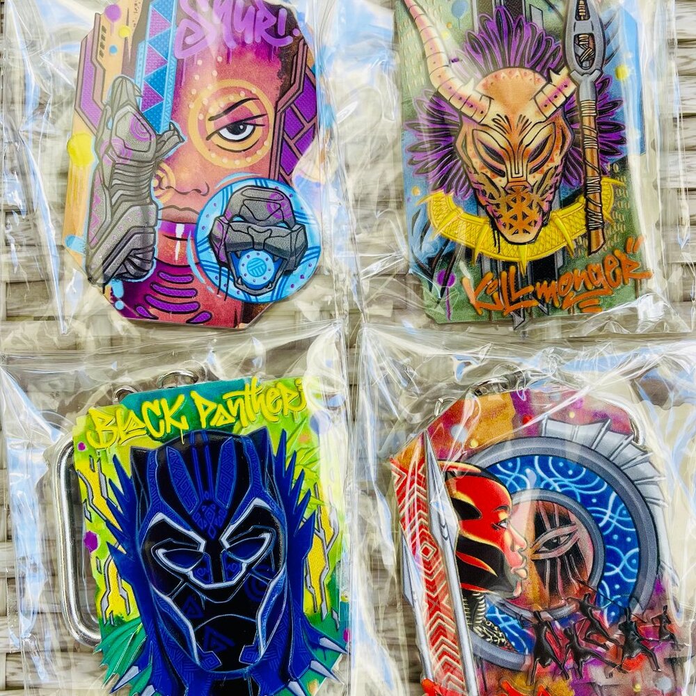 Disney Parks Marvel Metal Keychain Lot (4)